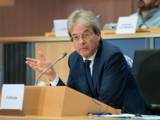 Paolo Gentiloni, Commissaire européen en charge du plan de relance