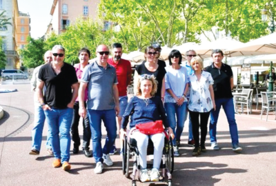 Les membres du Collectif des victimes du 5 mai 1992