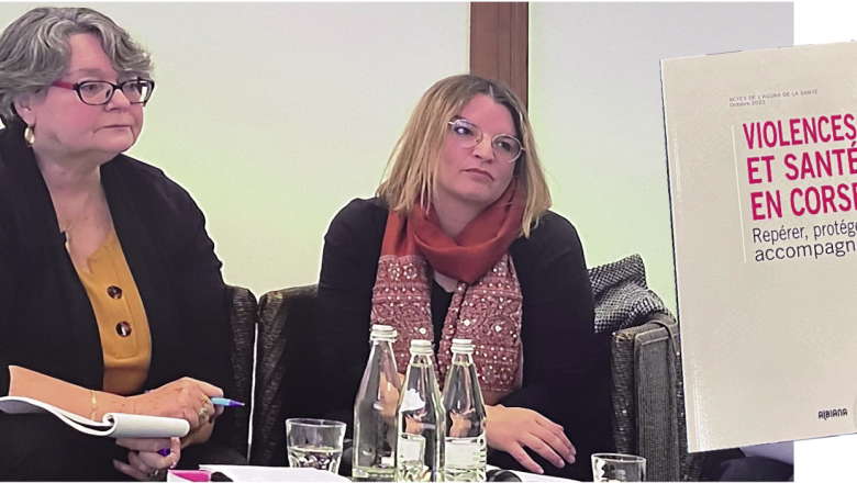 Les intervenantes : Michèle Creoff (à gauche) et Marie Peretti-Ndiaye.