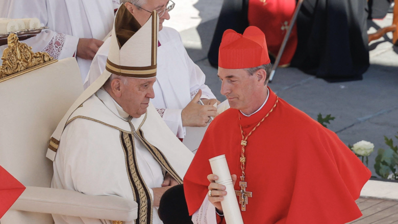 Le Pape François et le Cardinal Bustillo