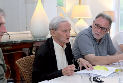 De g. à dr. : Sébastien Simoni, Edmond Simeoni,
Jacques Mattei et Pierre Paul Gori.