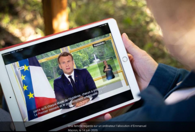 E Macron