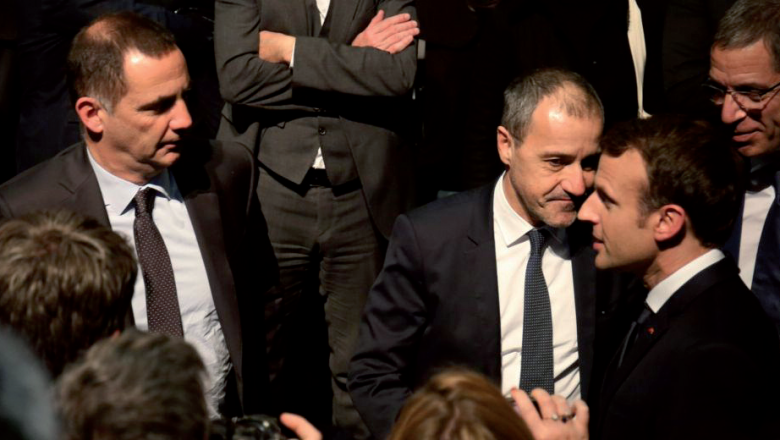 G. Simeoni J.G. Talamoni E. Macron