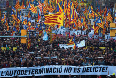 L'autodeterminacio no és delicte! Catalogne