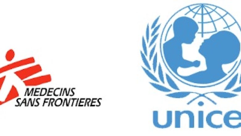 Logos UNICEF MSF