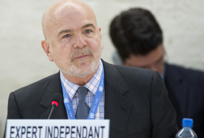 Michel Forst, Rapporteur spécial sur la situation des défenseurs des droits de l'homme.