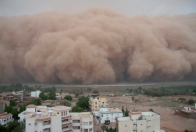 Nuage de poussières