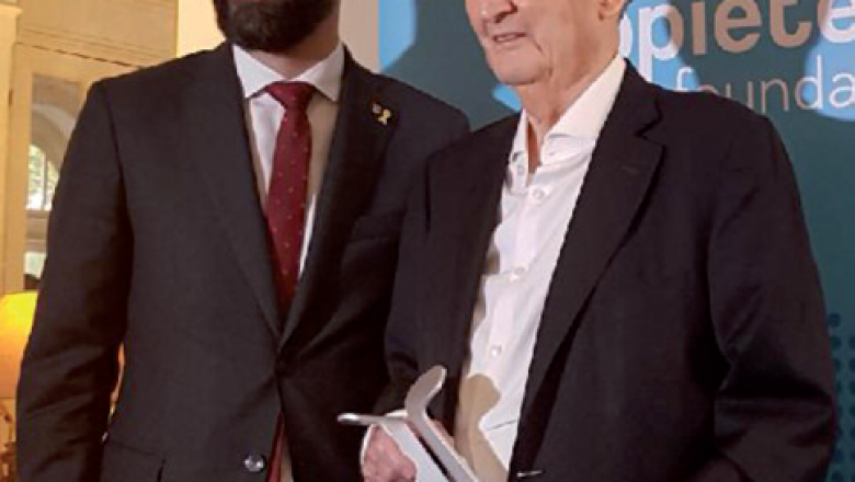 Roger Torrent, président du parlement catalan, Edmond Simeoni,