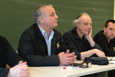 Un comité de solidarité Corse Catalogne a été mis en place. Il s’exprimera sous peu.
Minicale, François Alfonsi, André Paccou, François Tortos, Marie-Pascale Castelli ont lancé ce Comité de solidarité avec la Catalogne.