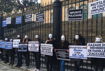 Rassemblements devant le Palais de justice pour dénoncer l’acharnement judiciaire à l’encontre des jeunes corses.