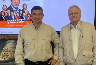 Philippe Meynier aux cotés de François Alfonsi