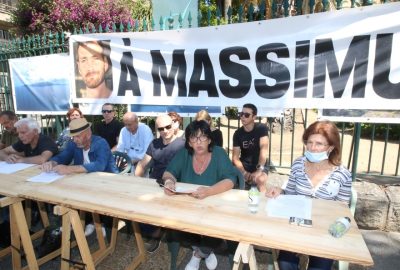 Conférence de presse du collectif Massimu Susini